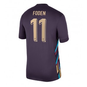 England Phil Foden #11 Replica Away Stadium Shirt Euro 2024 Short Sleeve